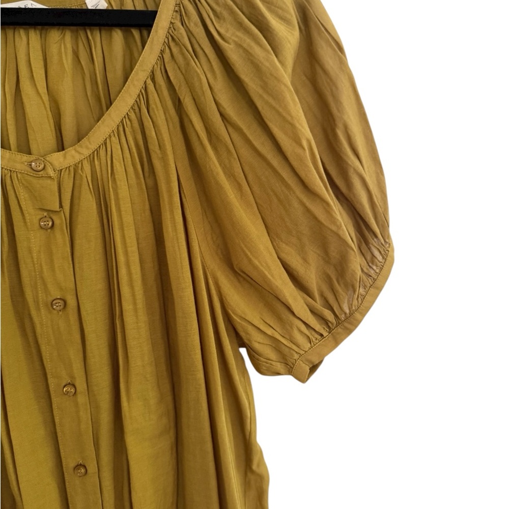 DOEN Josette Scoop-neck Puff Sleeve Dress - Picture 5 of 8